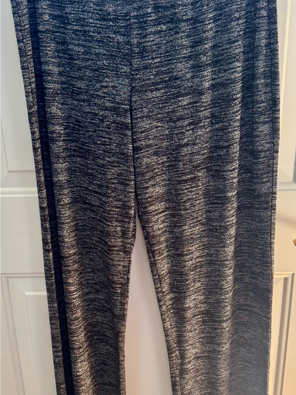Women's Black & Gray Space-Dye Leggings